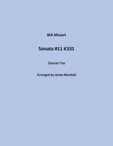 Mozart Sonata #11 P.O.D. cover